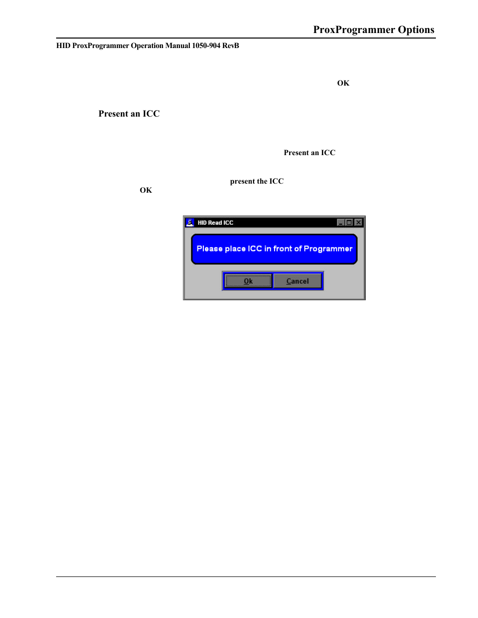 Proxprogrammer options | HID Prox Programmer Installation Guide User Manual | Page 20 / 21