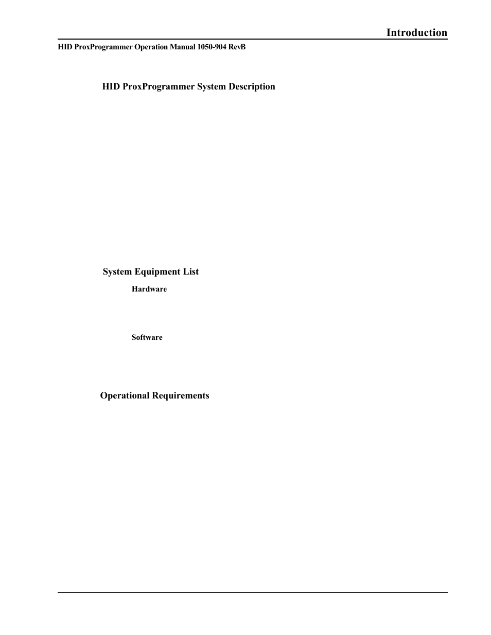 Introduction | HID Prox Programmer Installation Guide User Manual | Page 4 / 21