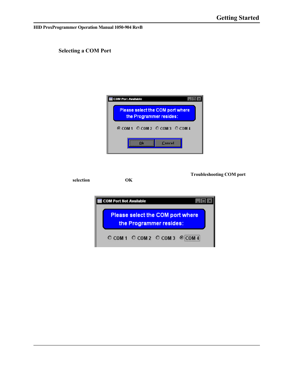 Getting started | HID Prox Programmer Installation Guide User Manual | Page 8 / 21