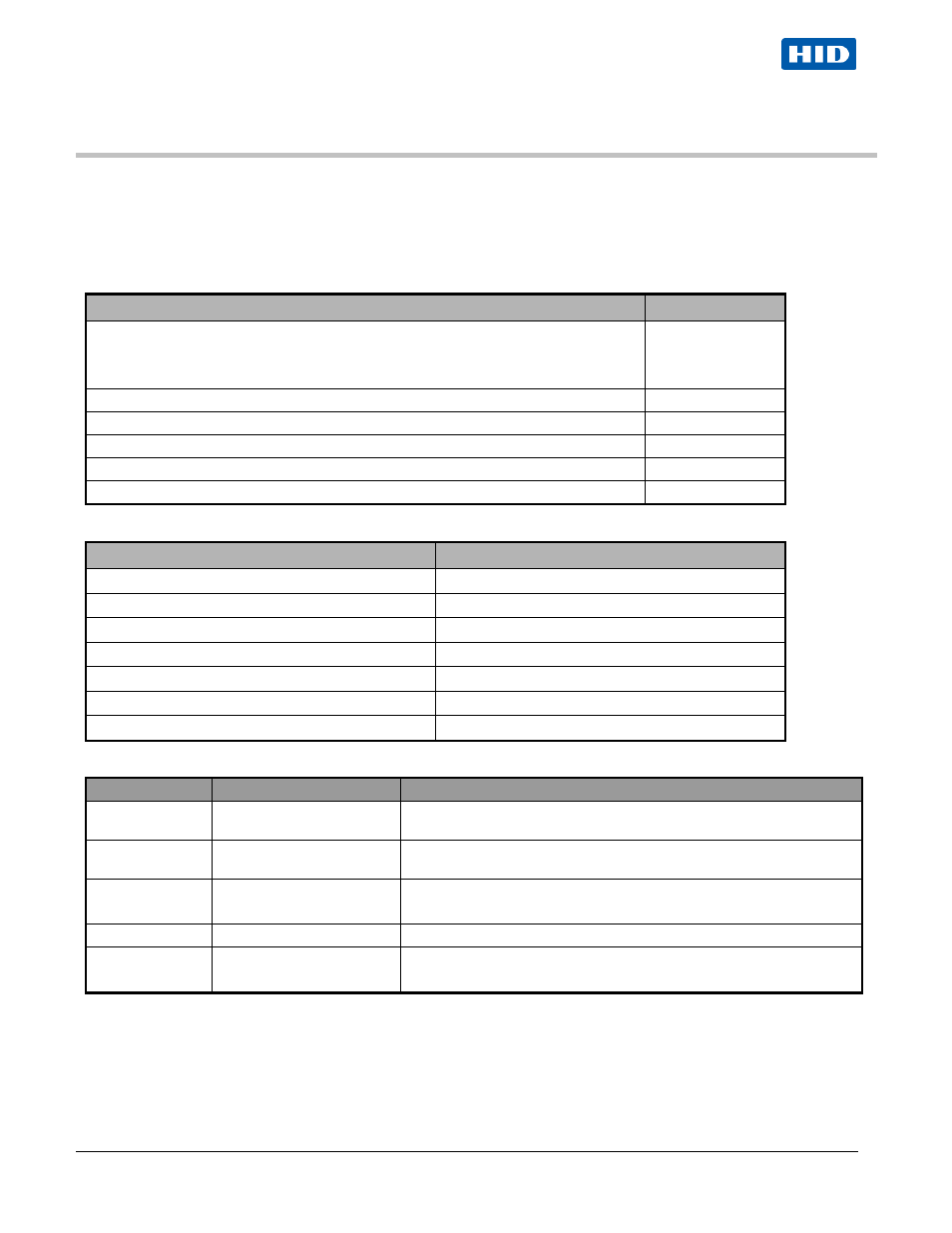 Introduction, Parts list, Product specifications | Cable specifications | HID VertX EVO V2000 Installation Guide User Manual | Page 3 / 18