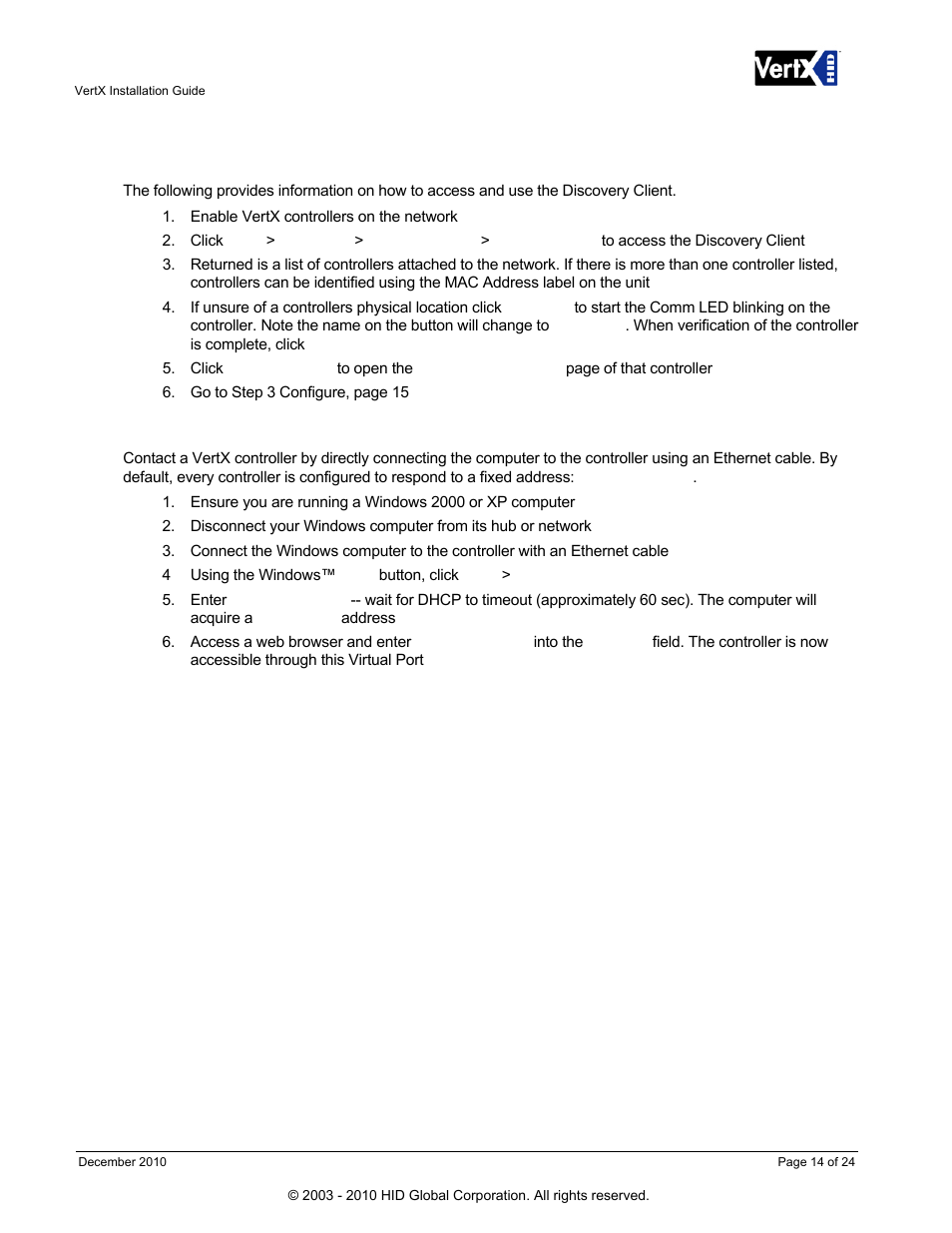 2 use, 2 virtual port, Virtual port | HID VertX V100, V200, V300, V1000, and V2000 Installation Guide User Manual | Page 14 / 24