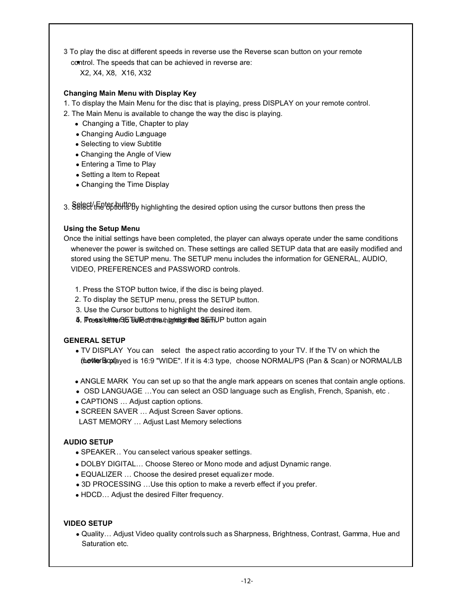 Audiovox VOD1048 User Manual | Page 13 / 19