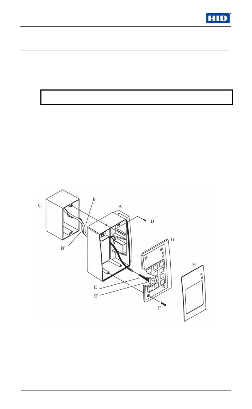 Mounting | HID Wiegand PINPad Rev D Installation Guide User Manual | Page 4 / 6