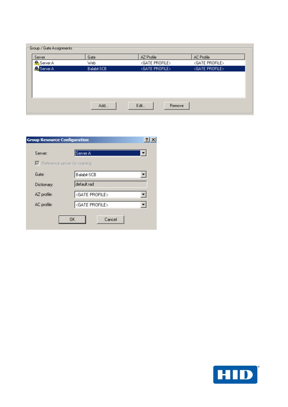 HID BalaBit and ActivID AAA User Manual | Page 10 / 12