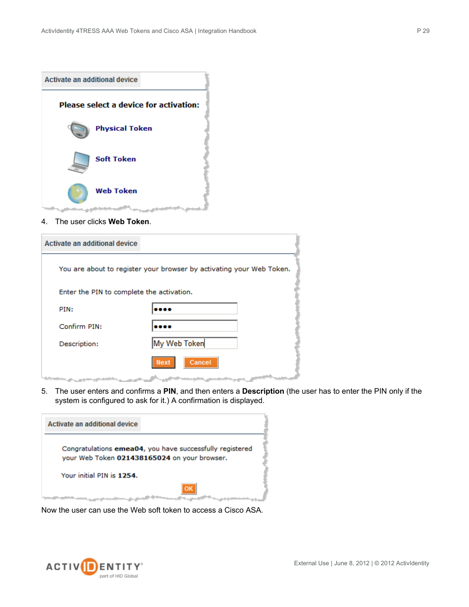 HID Cisco ASA and 4TRESS AAA Server User Manual | Page 29 / 31