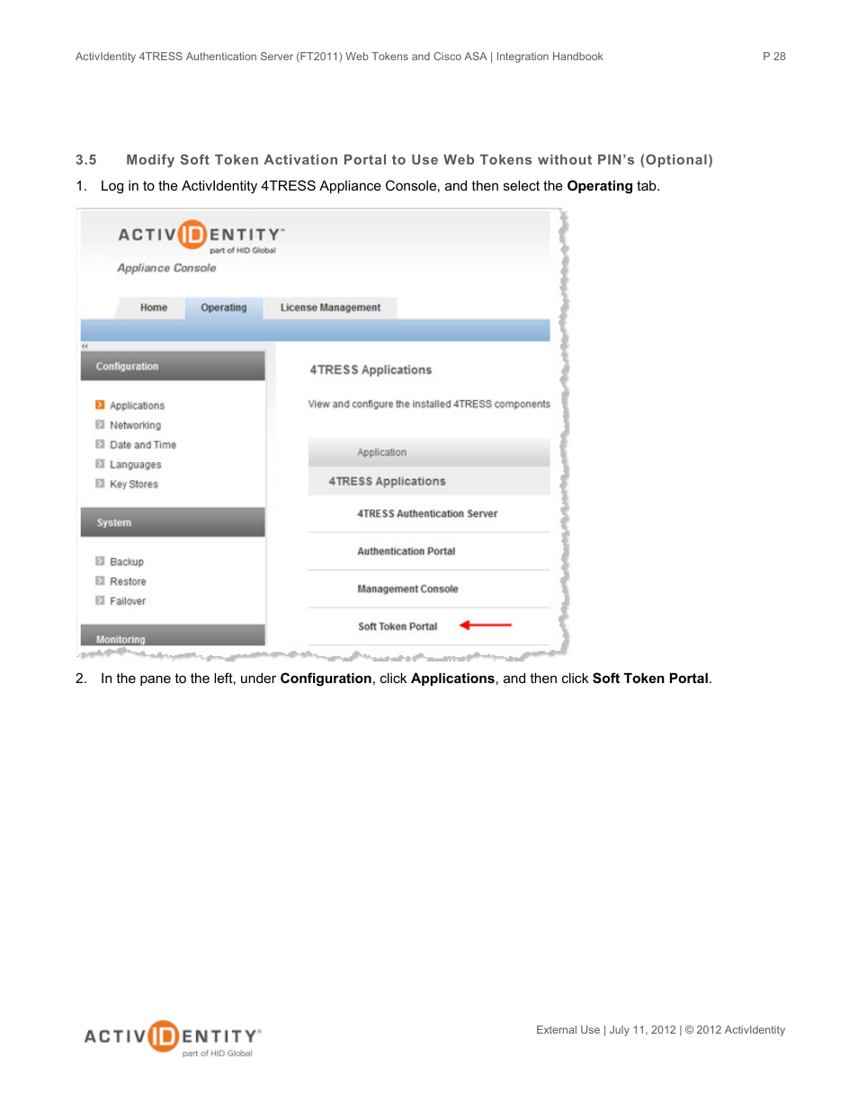HID Cisco ASA and 4TRESS AS User Manual | Page 28 / 34
