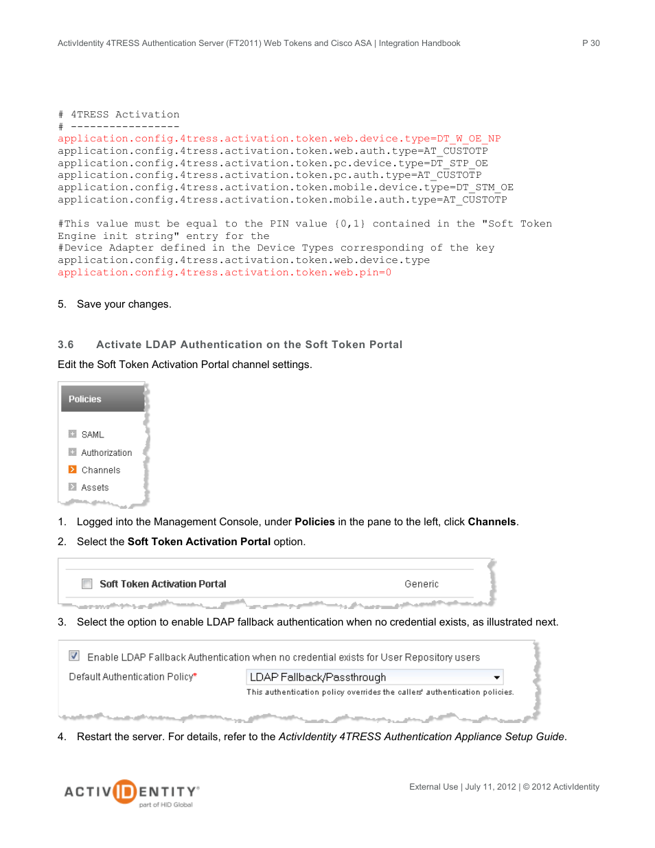 HID Cisco ASA and 4TRESS AS User Manual | Page 30 / 34