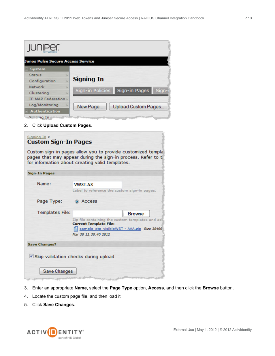 HID Juniper and 4TRESS AS User Manual | Page 13 / 30