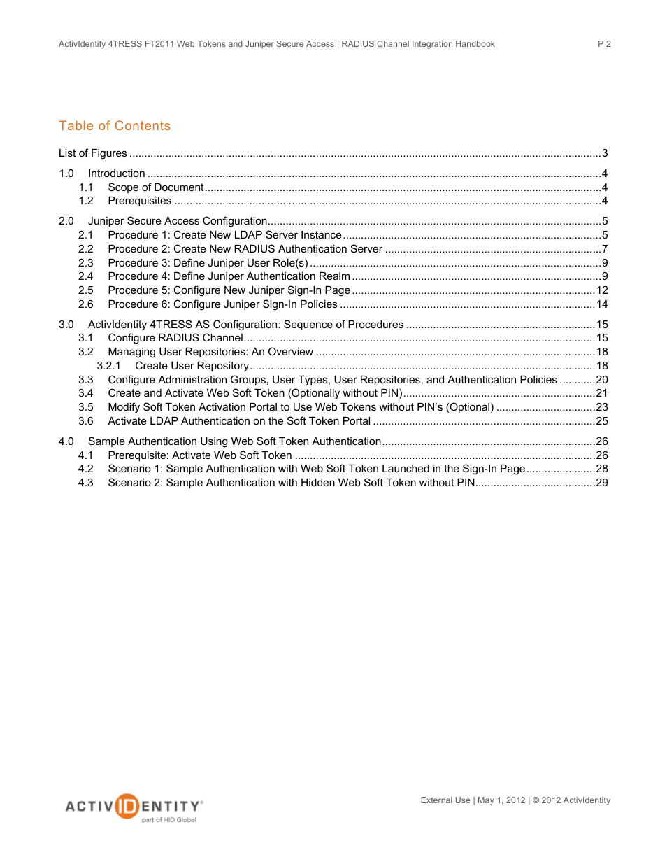 HID Juniper and 4TRESS AS User Manual | Page 2 / 30
