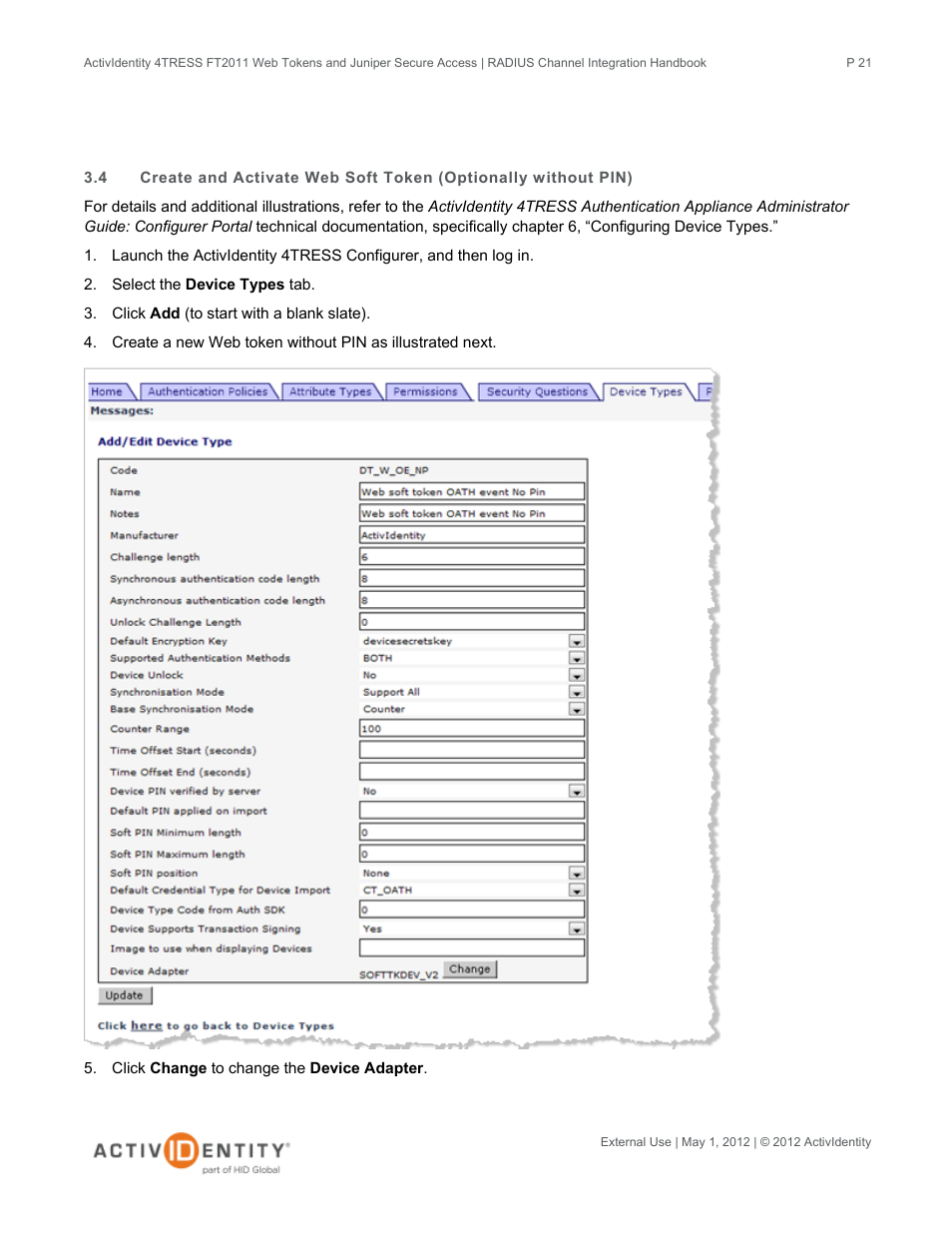 HID Juniper and 4TRESS AS User Manual | Page 21 / 30