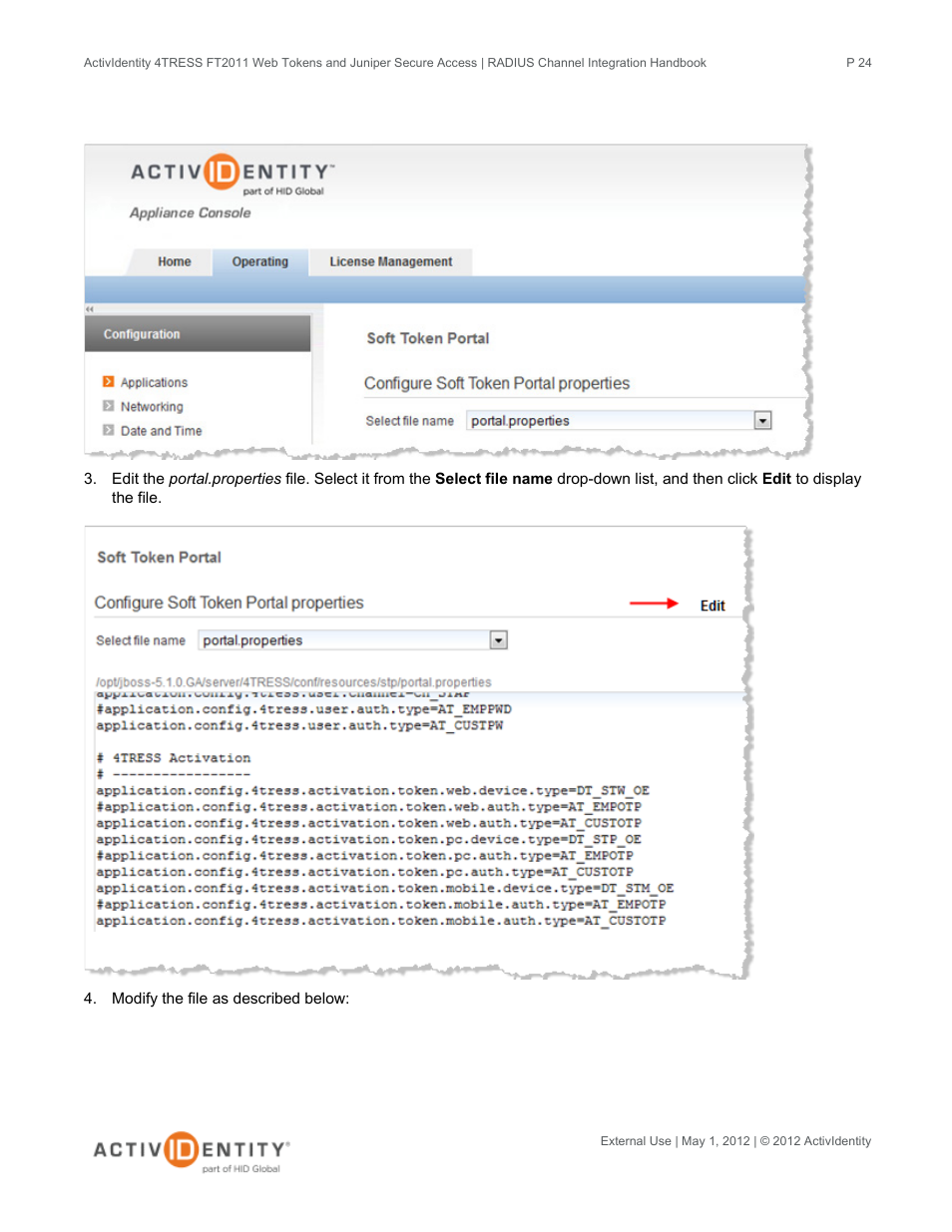 HID Juniper and 4TRESS AS User Manual | Page 24 / 30