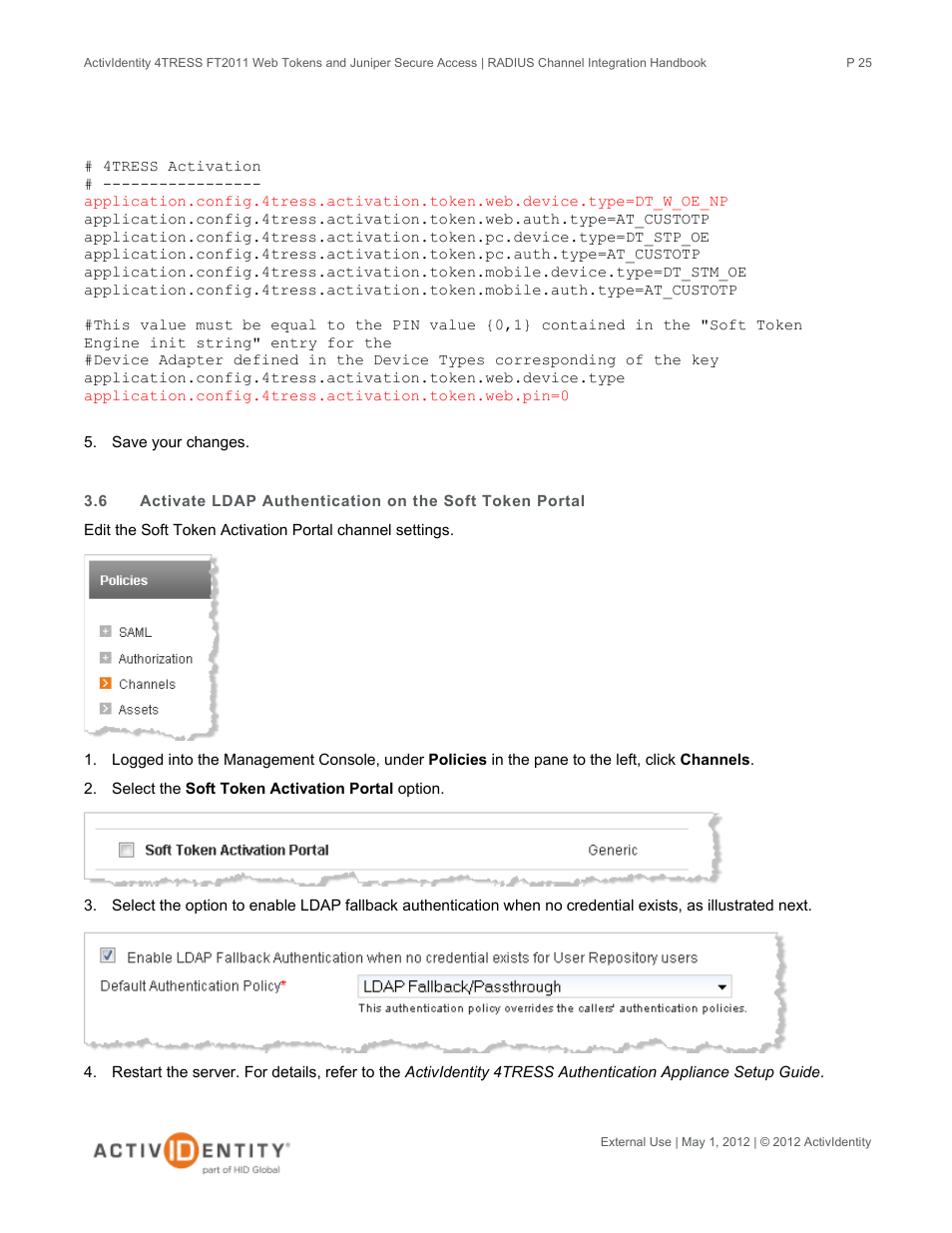 HID Juniper and 4TRESS AS User Manual | Page 25 / 30