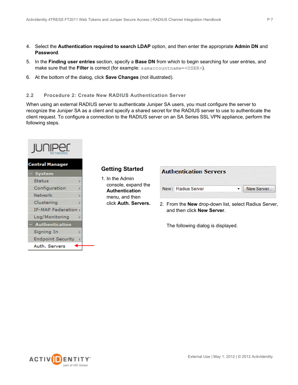 HID Juniper and 4TRESS AS User Manual | Page 7 / 30