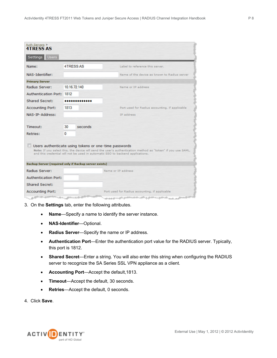 HID Juniper and 4TRESS AS User Manual | Page 8 / 30