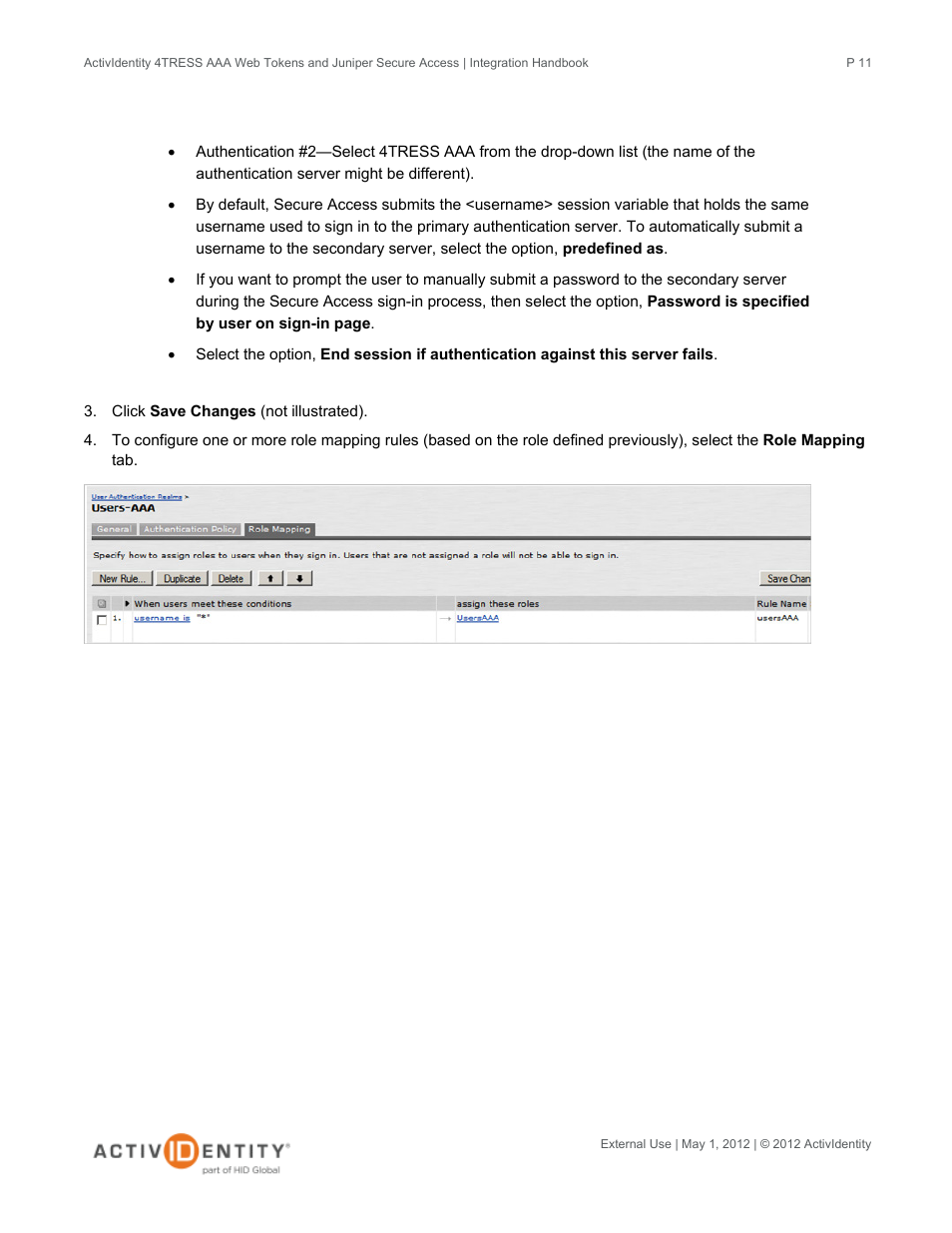 HID Juniper and AAA Server User Manual | Page 11 / 28