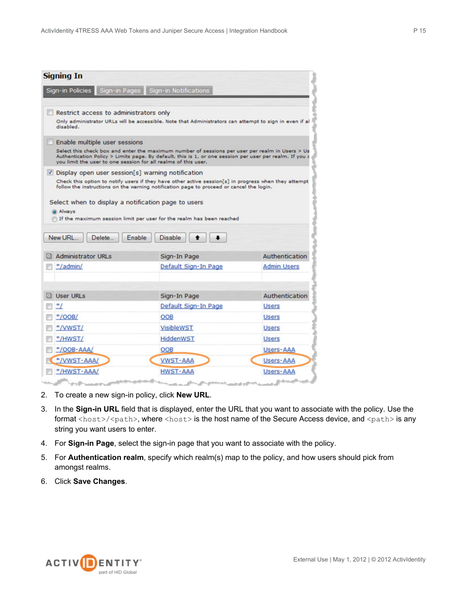 HID Juniper and AAA Server User Manual | Page 15 / 28