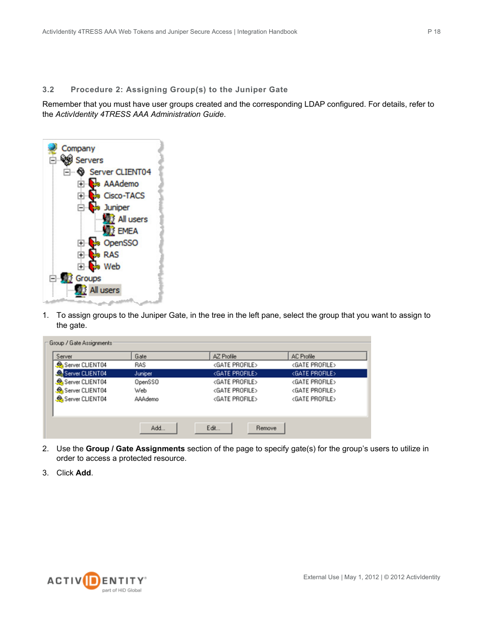 HID Juniper and AAA Server User Manual | Page 18 / 28
