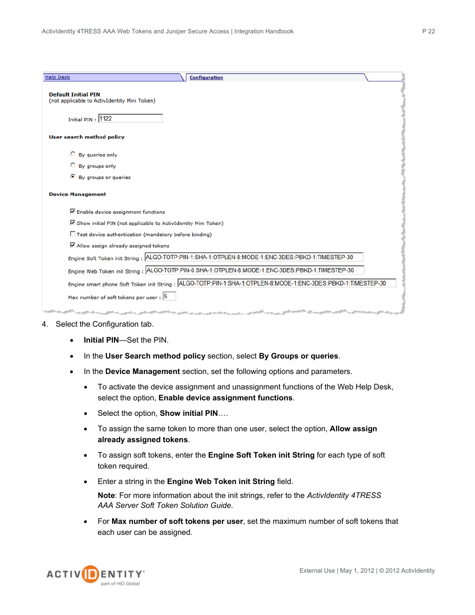 HID Juniper and AAA Server User Manual | Page 22 / 28