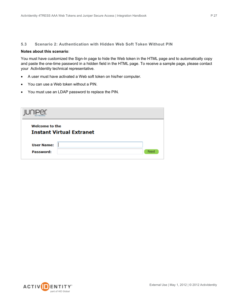 HID Juniper and AAA Server User Manual | Page 27 / 28