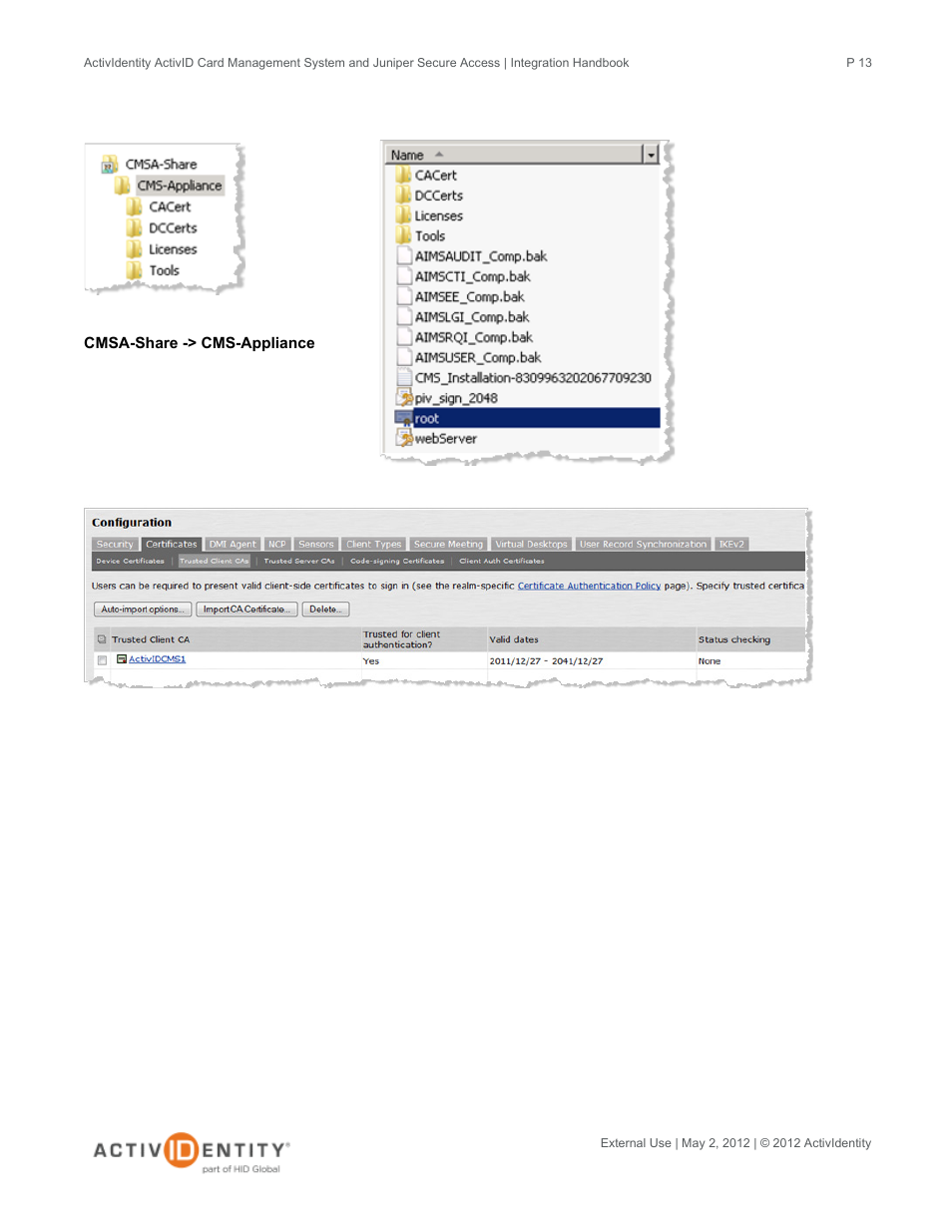 HID Juniper and CMS User Manual | Page 13 / 15