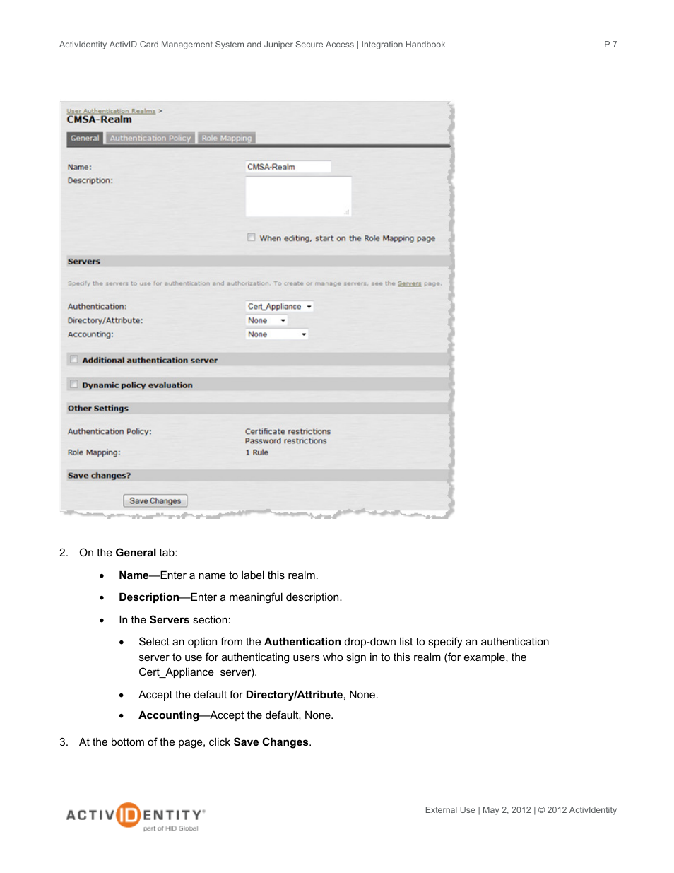 HID Juniper and CMS User Manual | Page 7 / 15