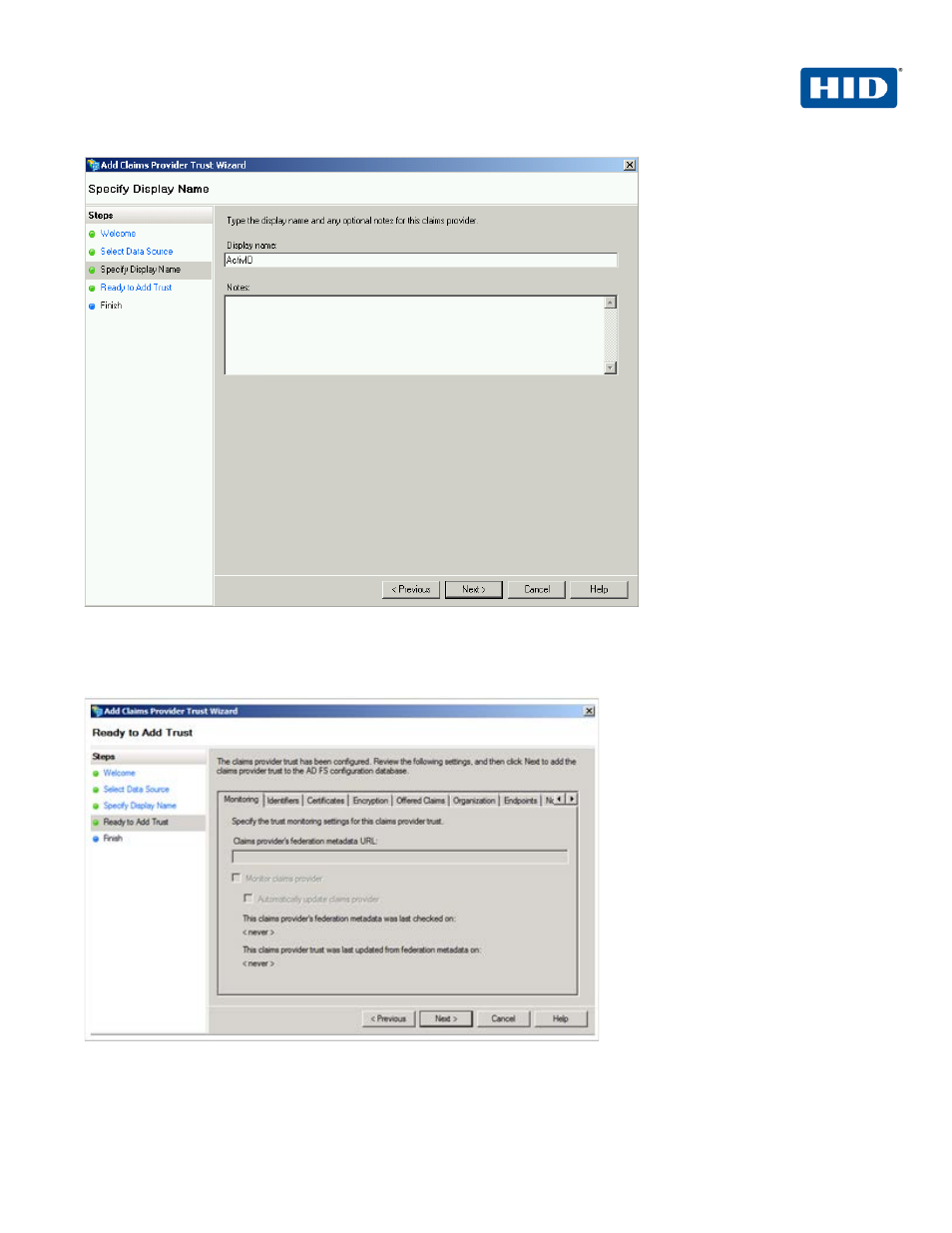HID Microsoft ADFS and ActivID AS using SAML User Manual | Page 10 / 31