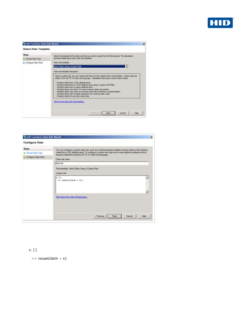 HID Microsoft ADFS and ActivID AS using SAML User Manual | Page 13 / 31