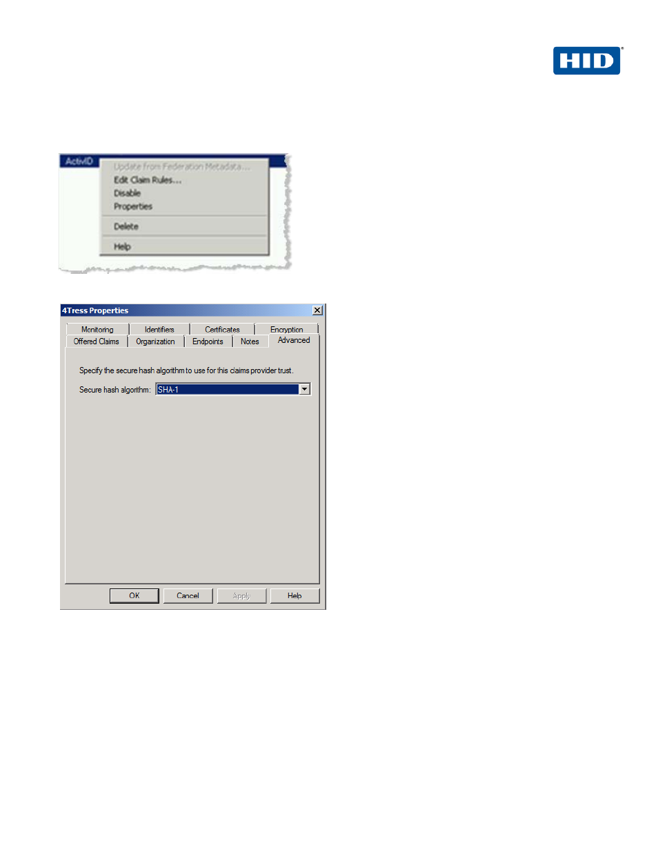 HID Microsoft ADFS and ActivID AS using SAML User Manual | Page 14 / 31