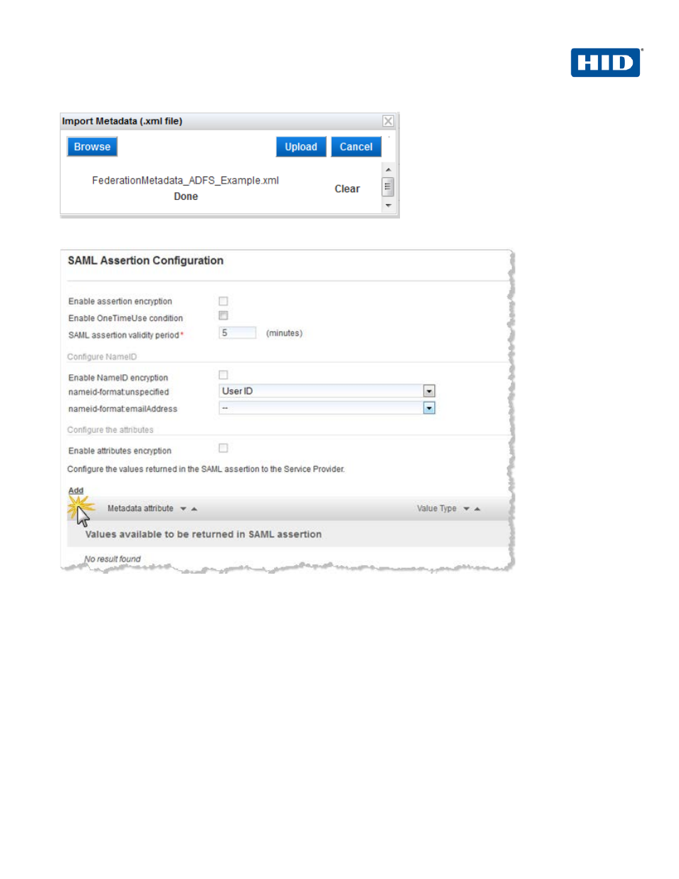 HID Microsoft ADFS and ActivID AS using SAML User Manual | Page 22 / 31