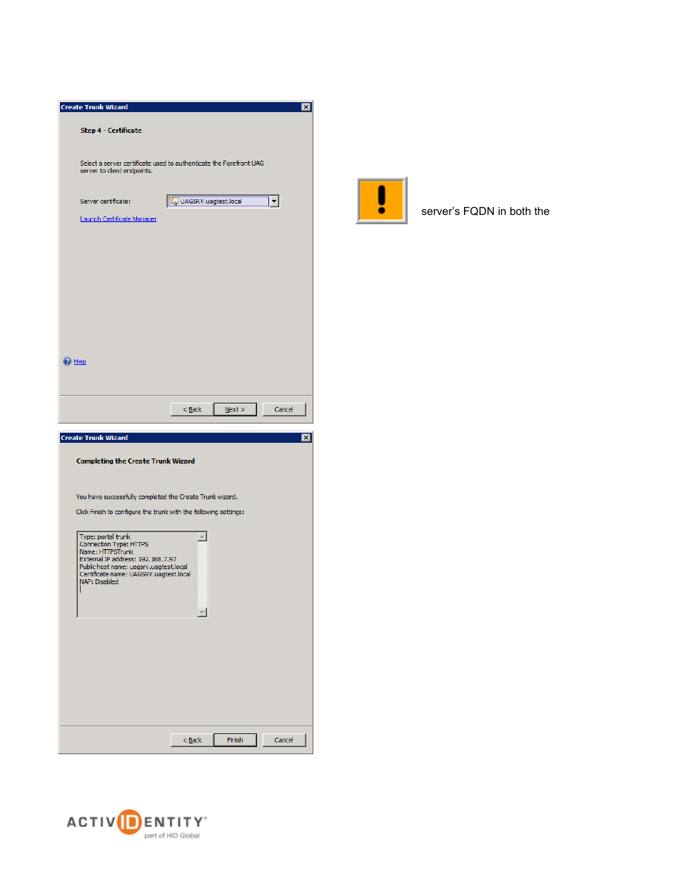 HID Microsoft UAG and 4TRESS AS User Manual | Page 43 / 48