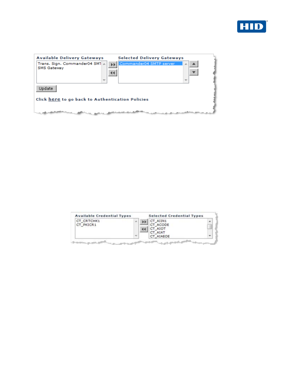 Authentication policy | HID Palo Alto Networks and ActivID AS User Manual | Page 26 / 31