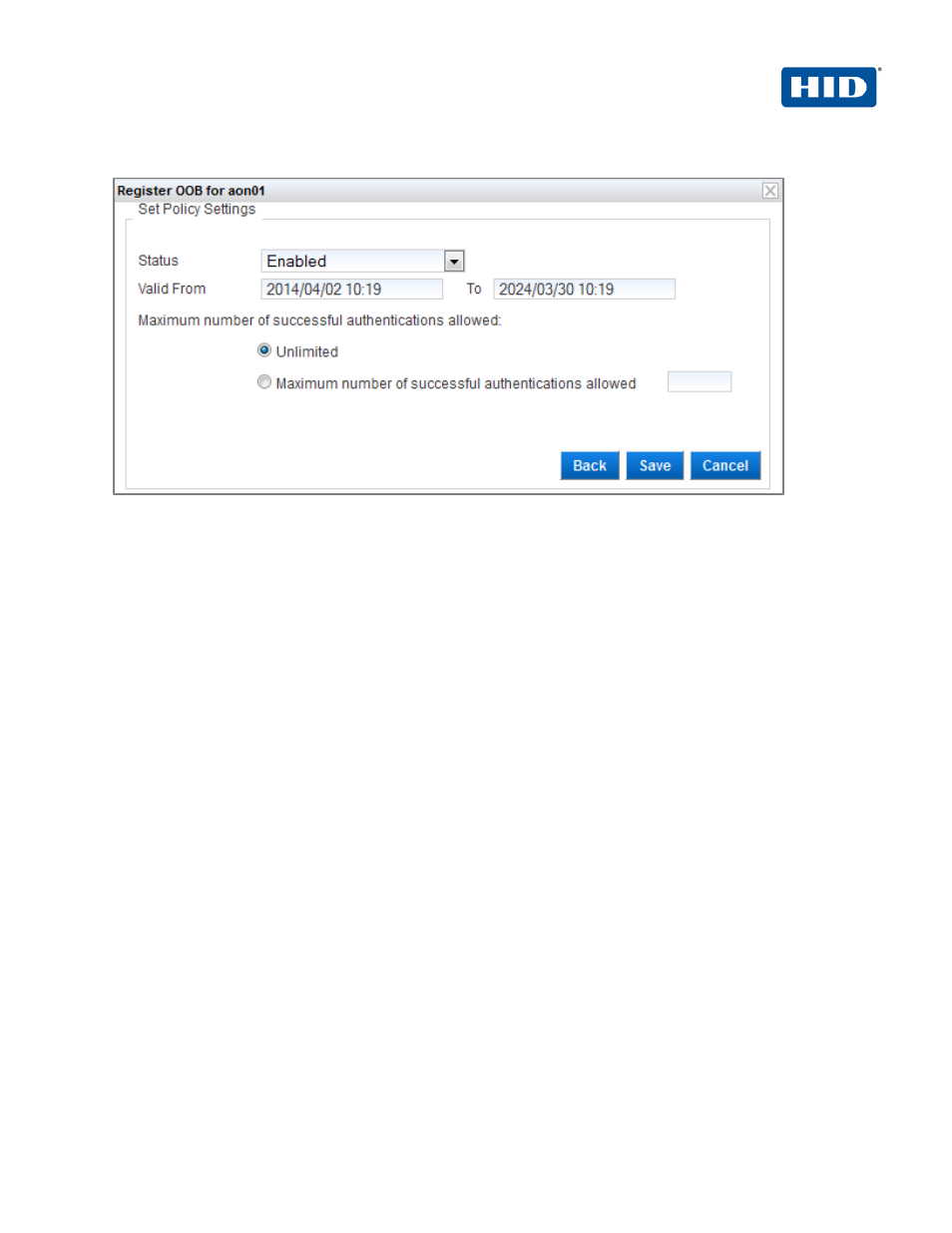 HID Palo Alto Networks and ActivID AS User Manual | Page 28 / 31