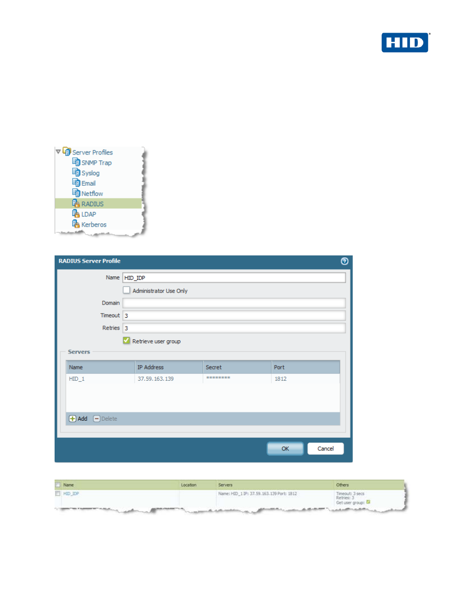 Configuring user authentication | HID Palo Alto Networks and ActivID AS User Manual | Page 5 / 31