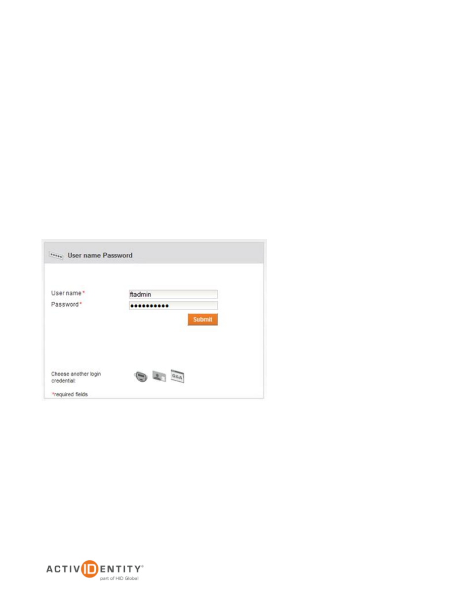 Procedure 1 : configure radius channel | HID VMware View and 4TRESS AS User Manual | Page 7 / 14