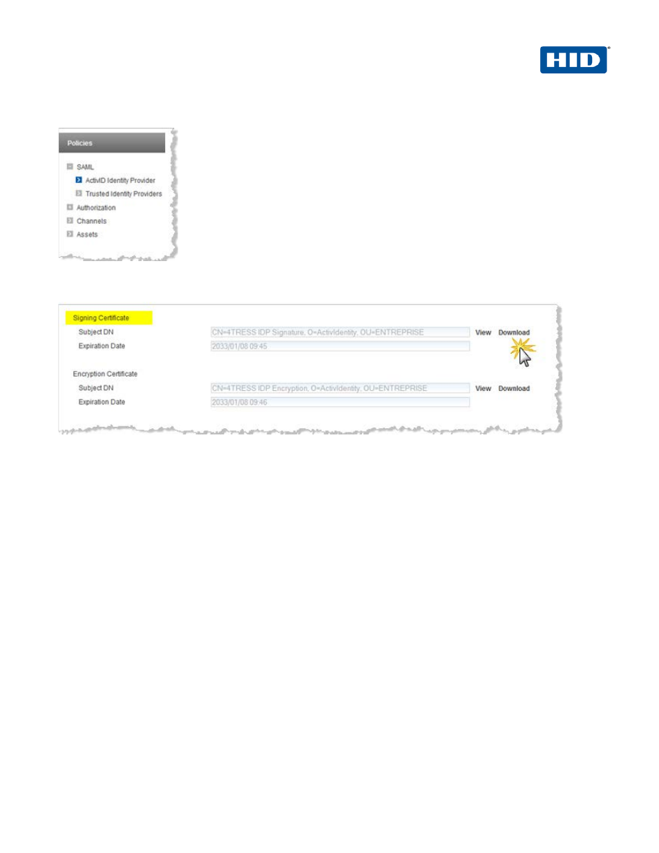 HID Zscaler and ActivID AS using SAML User Manual | Page 7 / 25