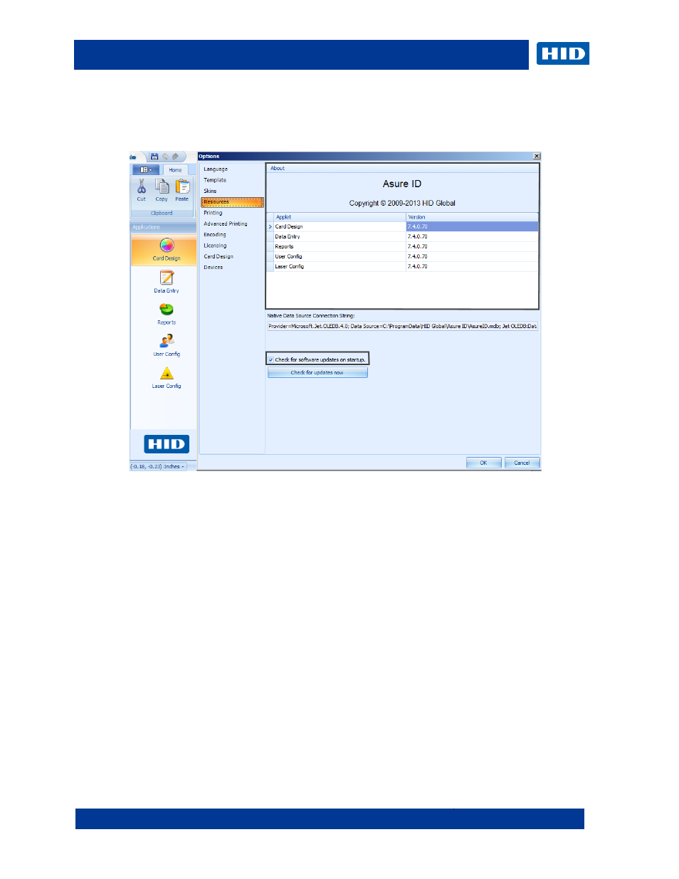 2 resources and check for updates, Resources and check for updates | HID Asure ID 7.5 User Guide User Manual | Page 38 / 44
