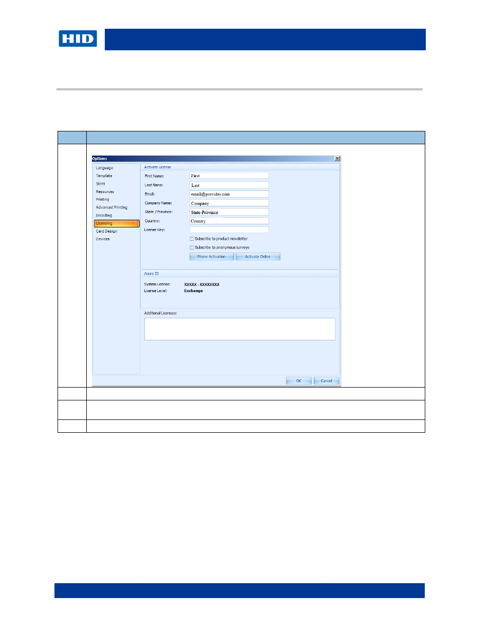 8 licensing, Licensing, 8licensing | HID Asure ID 7.5 User Guide User Manual | Page 39 / 44