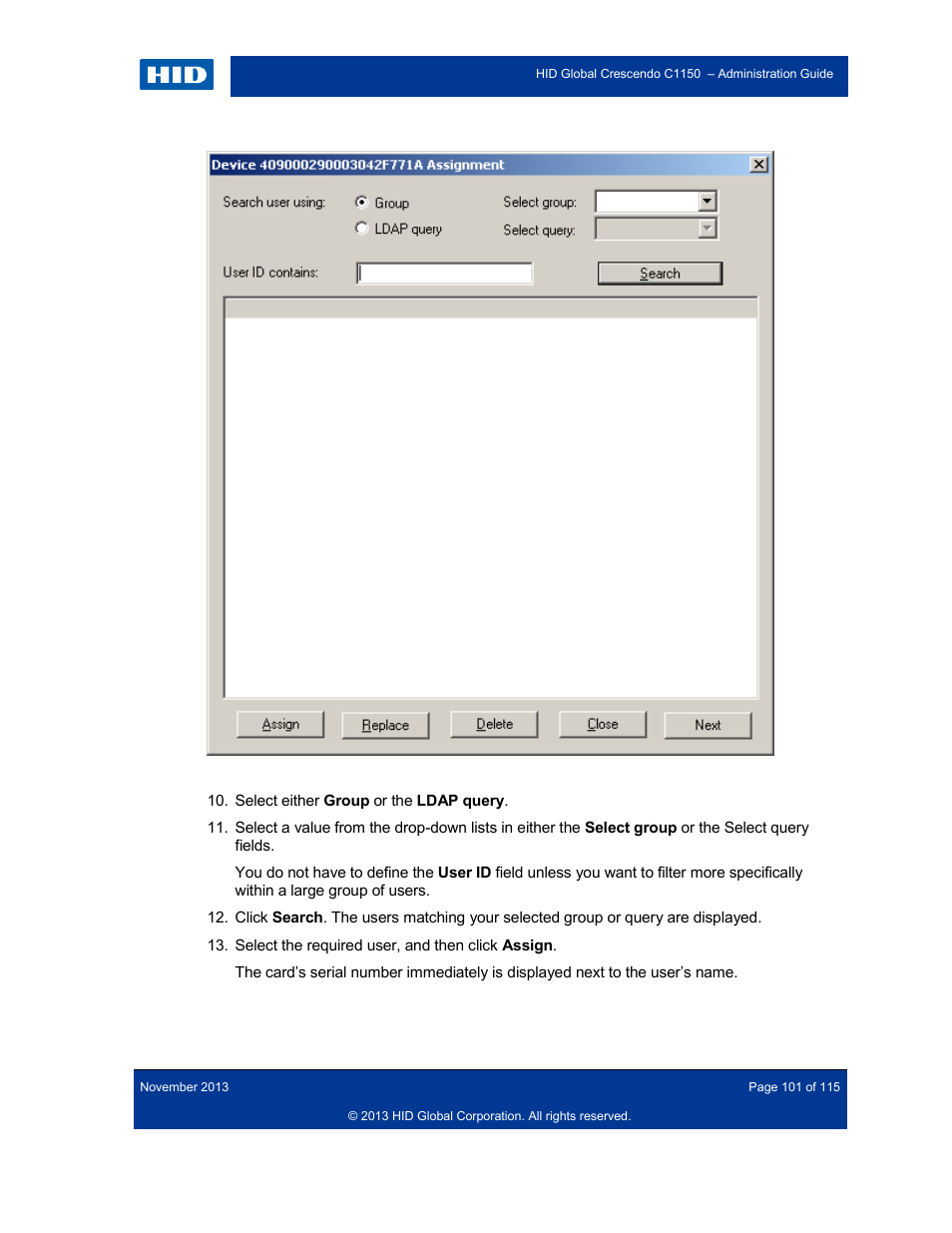 HID Crescendo C1150 Administration Guide User Manual | Page 101 / 115