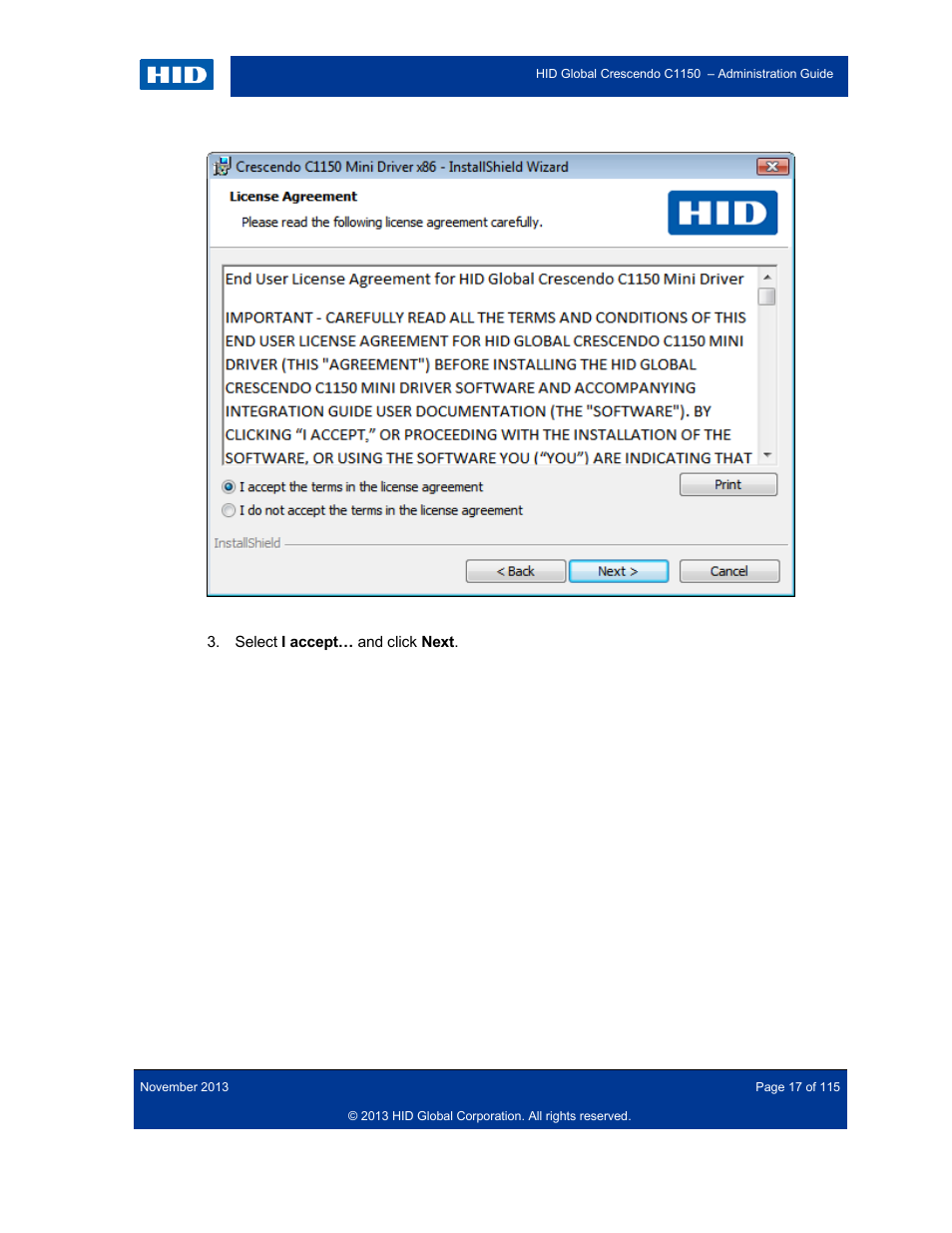 HID Crescendo C1150 Administration Guide User Manual | Page 17 / 115