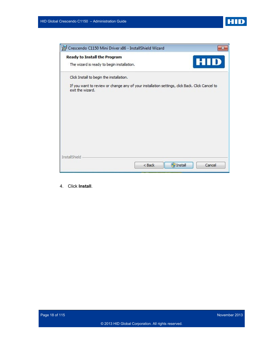 HID Crescendo C1150 Administration Guide User Manual | Page 18 / 115