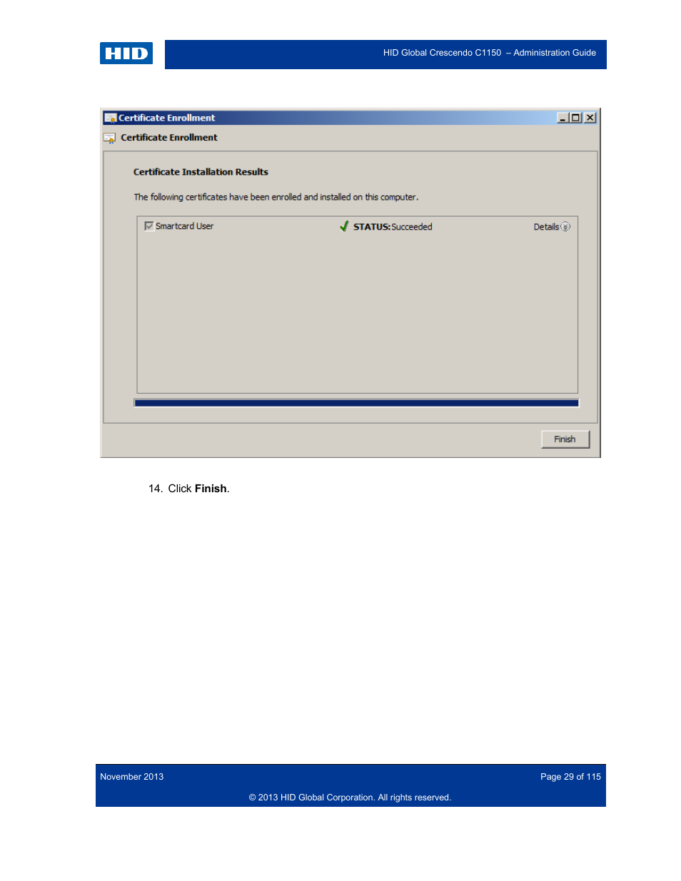 HID Crescendo C1150 Administration Guide User Manual | Page 29 / 115