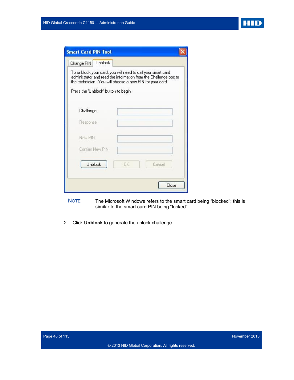 HID Crescendo C1150 Administration Guide User Manual | Page 48 / 115
