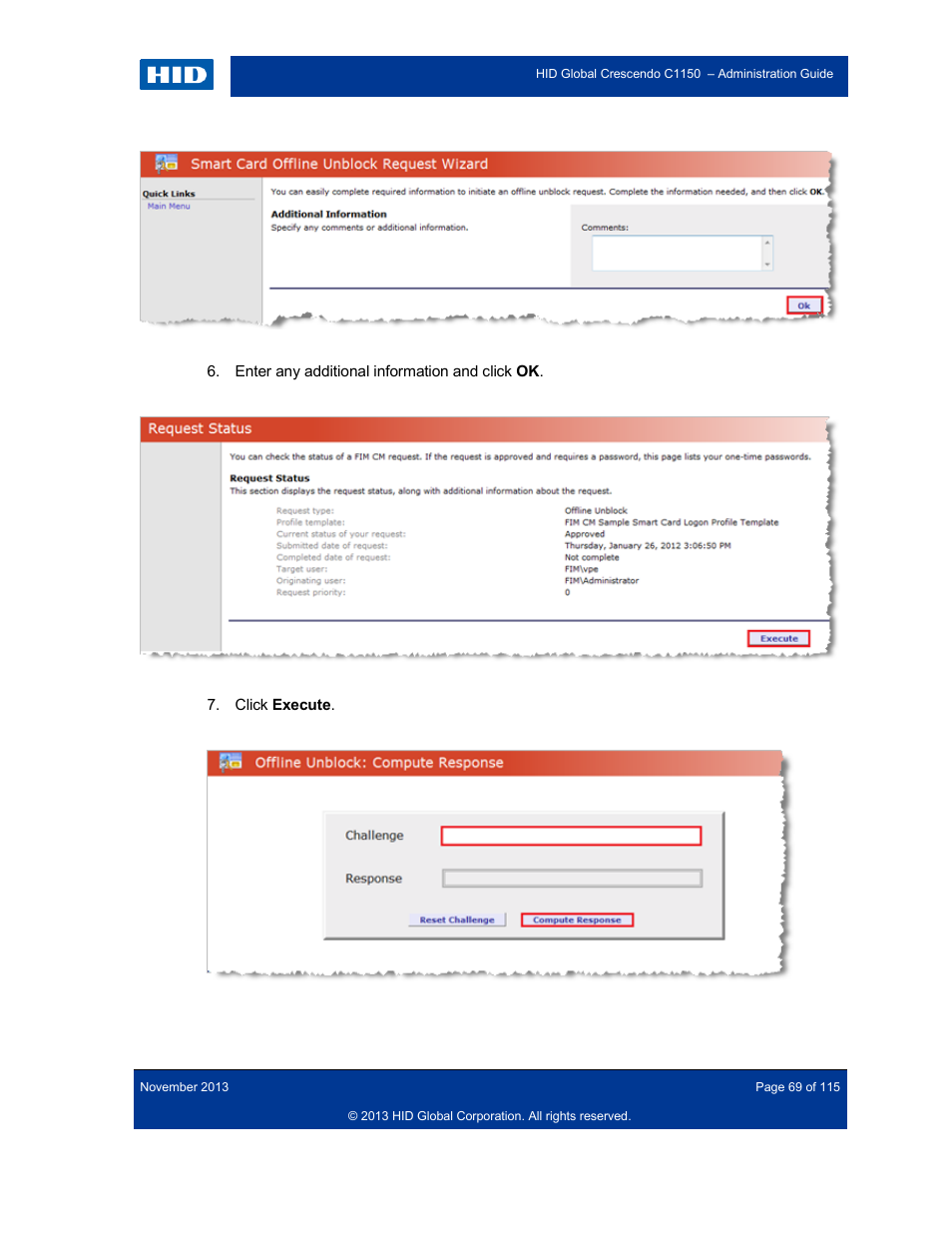 HID Crescendo C1150 Administration Guide User Manual | Page 69 / 115