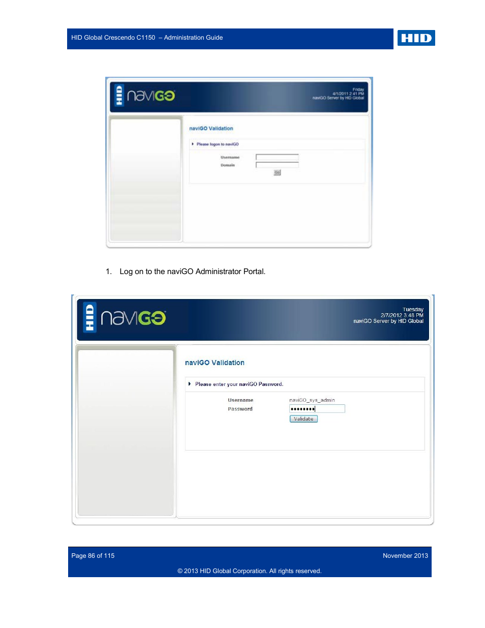 HID Crescendo C1150 Administration Guide User Manual | Page 86 / 115