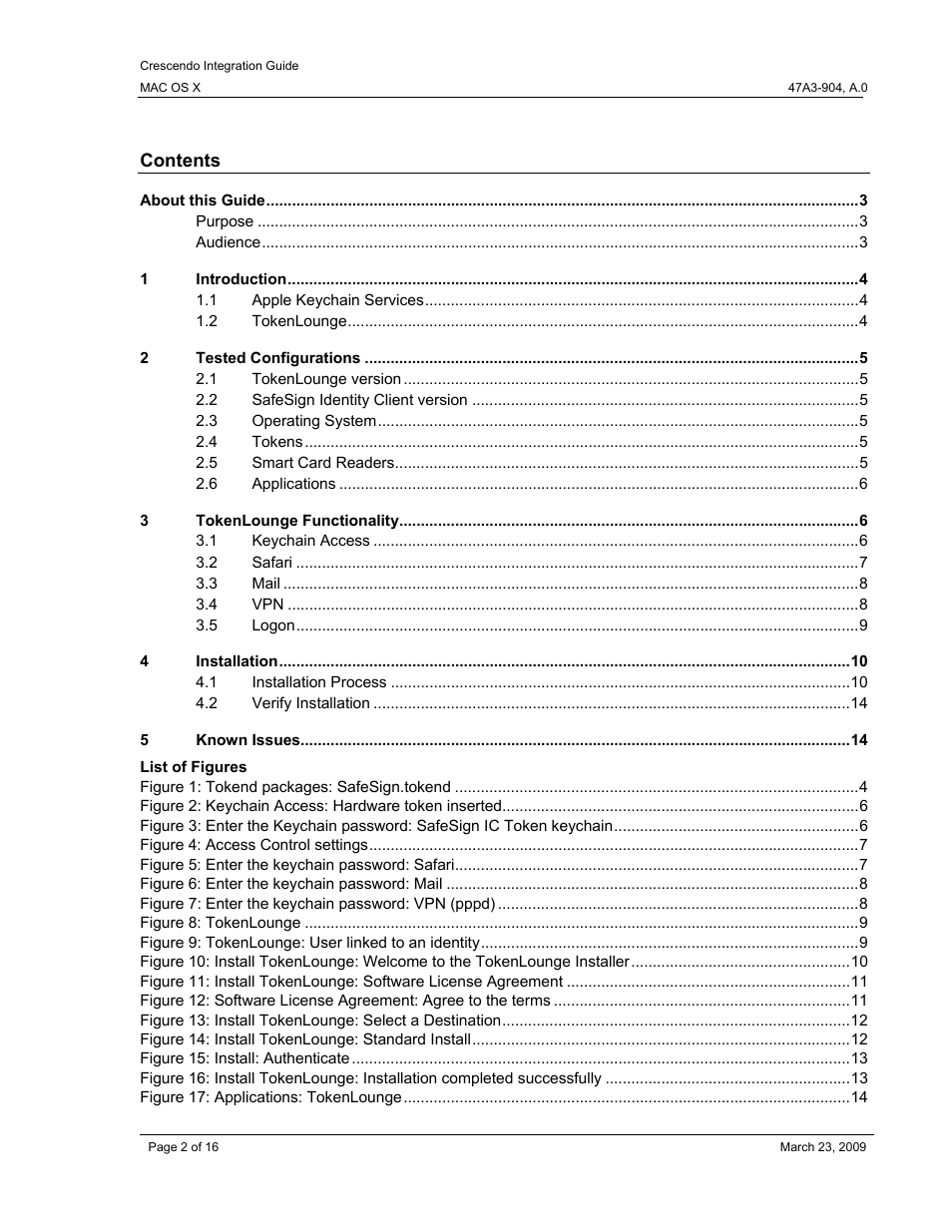 HID Crescendo Mac OSX User Manual | Page 2 / 16
