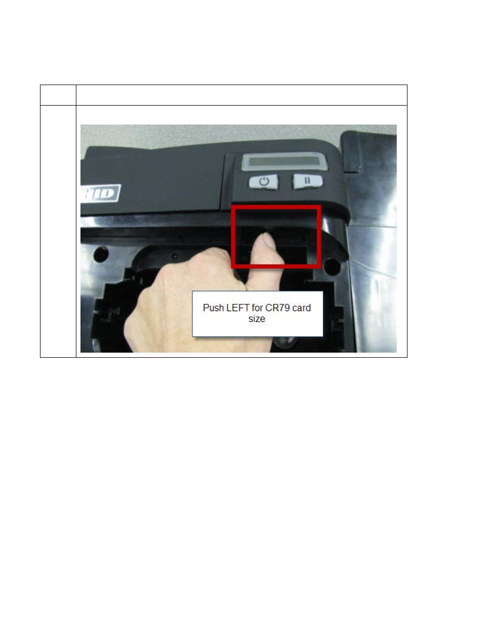 Setting the card size for cr79 and cr80 | HID DTC1000/4000 User Guide User Manual | Page 24 / 123
