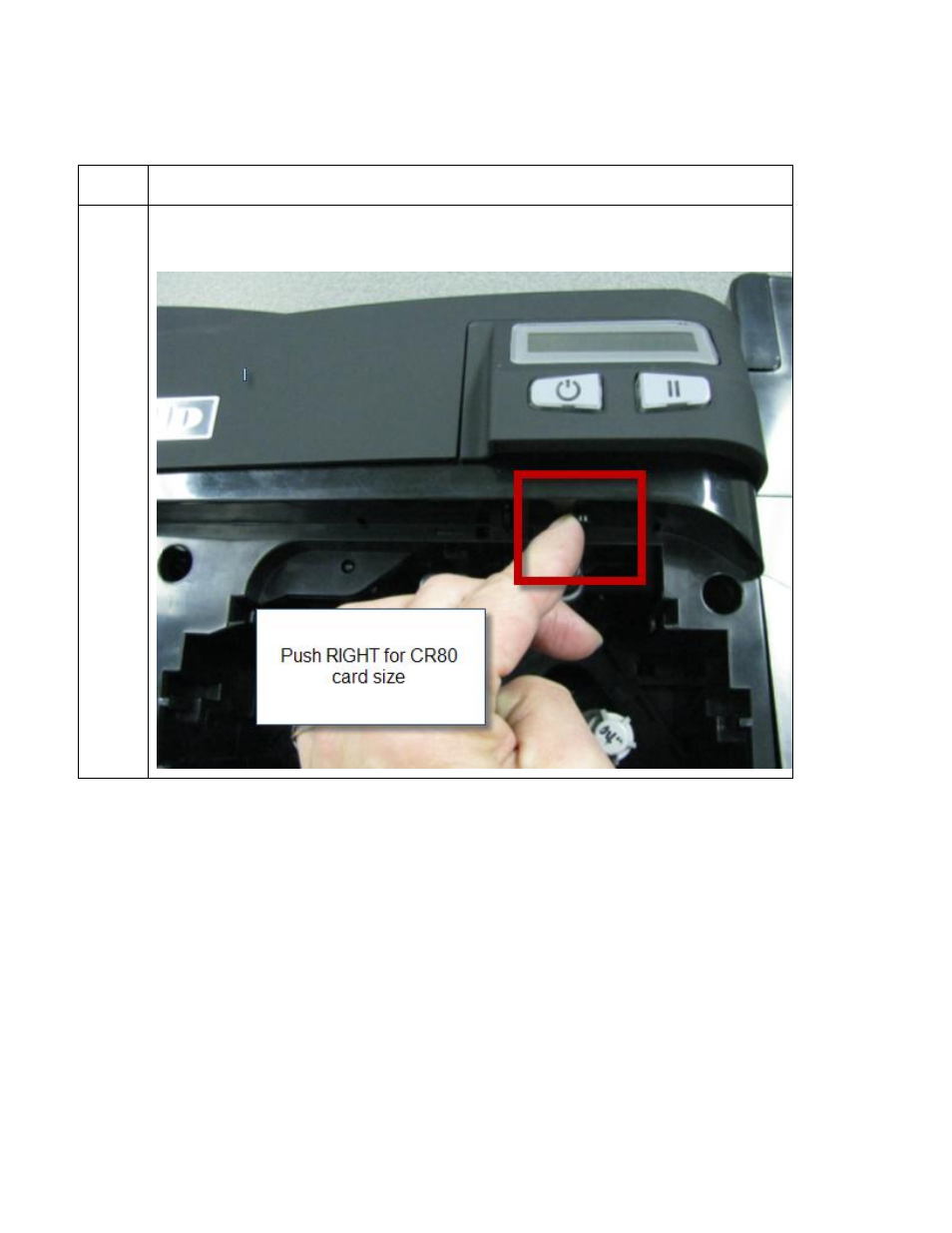 Setting the card size for cr79 and cr80 | HID DTC1000/4000 User Guide User Manual | Page 25 / 123