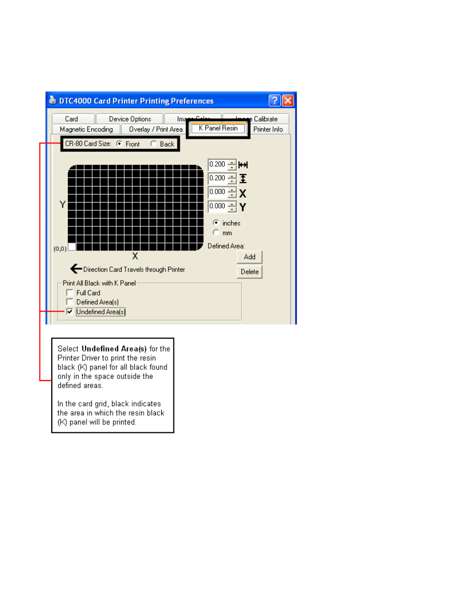 Using the k panel resin tab | HID DTC1000/4000 User Guide User Manual | Page 75 / 123