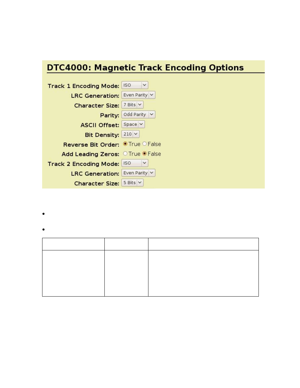 Reviewing the magnetic track encoding options | HID DTC1000/4000/4500 User Guide LINUX & MAC User Manual | Page 53 / 62