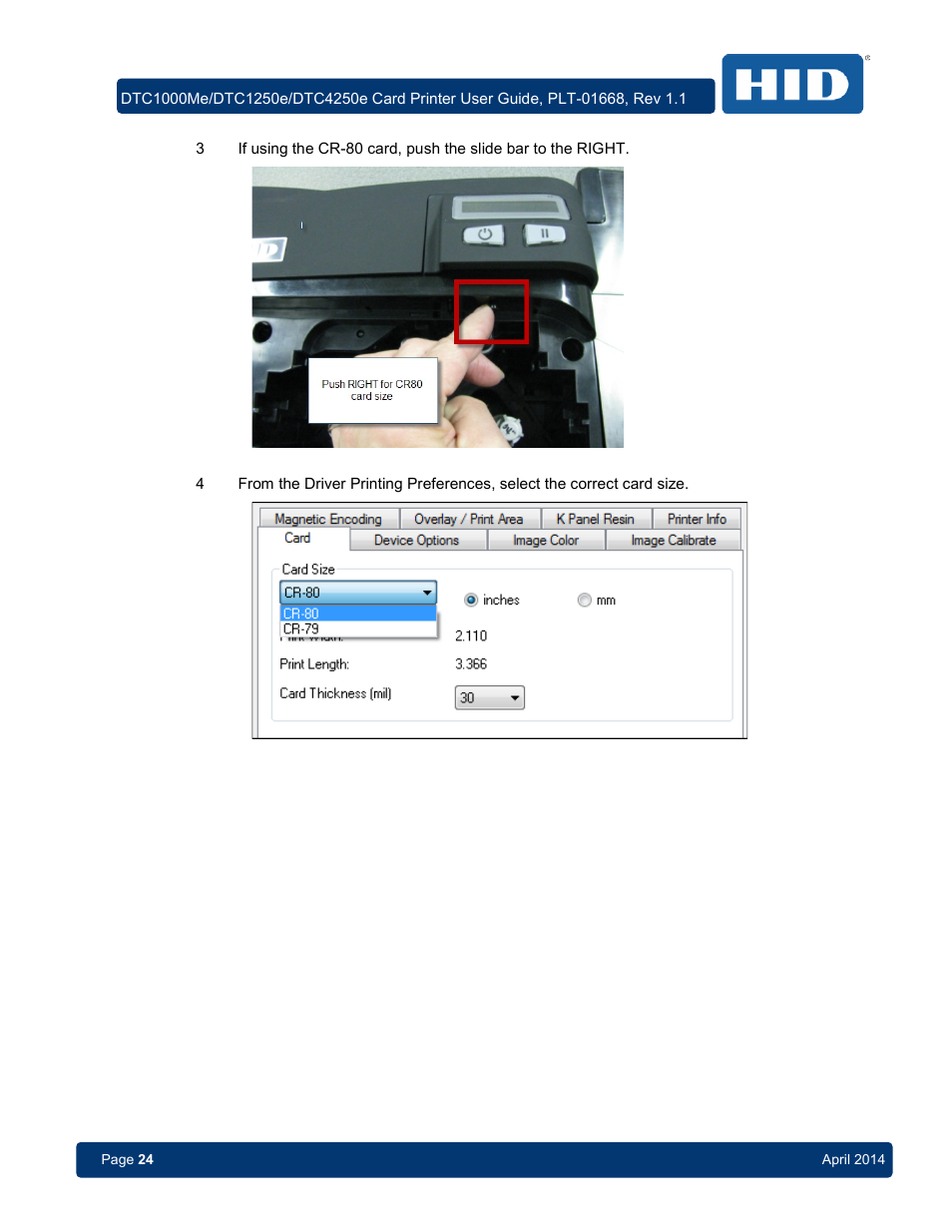 HID DTC1250e/DTC1000Me/DTC4250e User Guide User Manual | Page 24 / 80